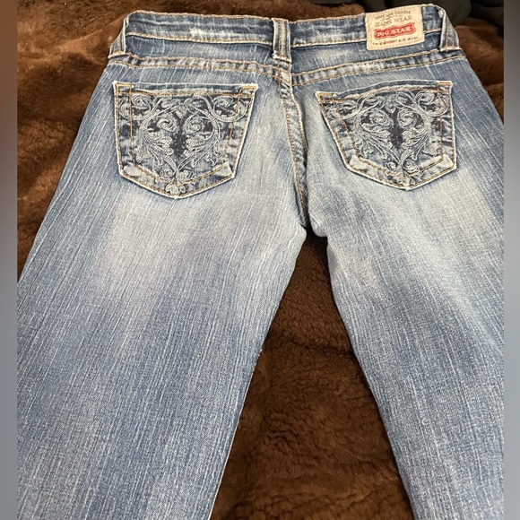 Super Sexy Big Star Low Rise Flare Bell Bottom Jeans - Picture 13 of 14